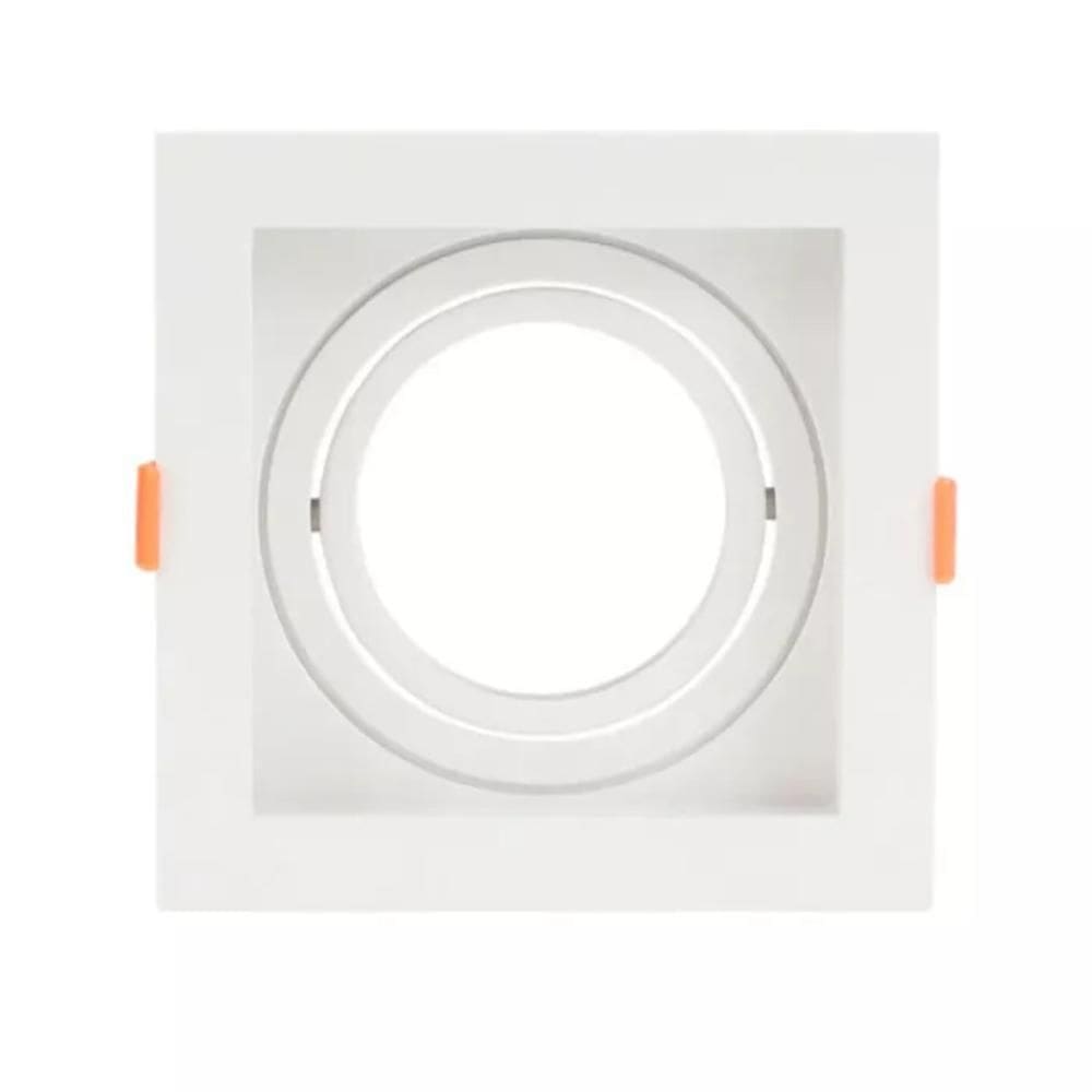 Spot Embutir Quadrado Conecta Ar70 1Xar70 Branco Bella