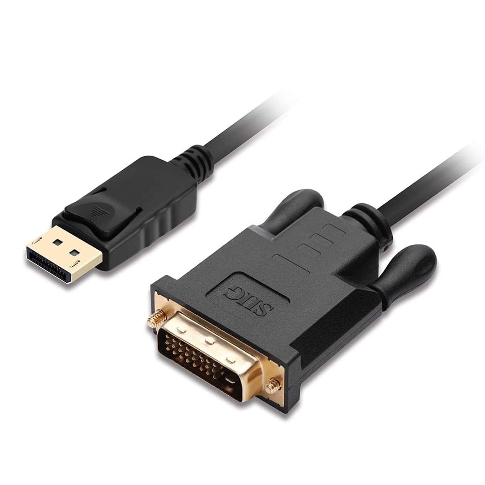 Cabo SIIG DisplayPort para DVI passivo 1,8 m 1080p 60 Hz