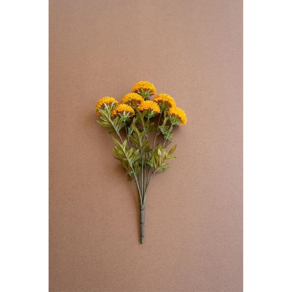 Pacote de dálias artificiais KALALOU Mostarda Color
