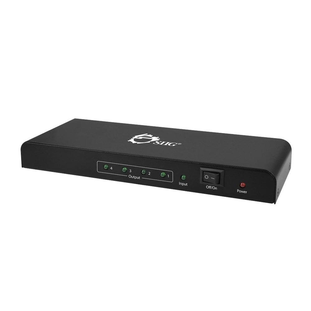 Suporte 3D para divisor HDMI SIIG CE-H22C12-S1 4Kx2K HDMI de 4 portas
