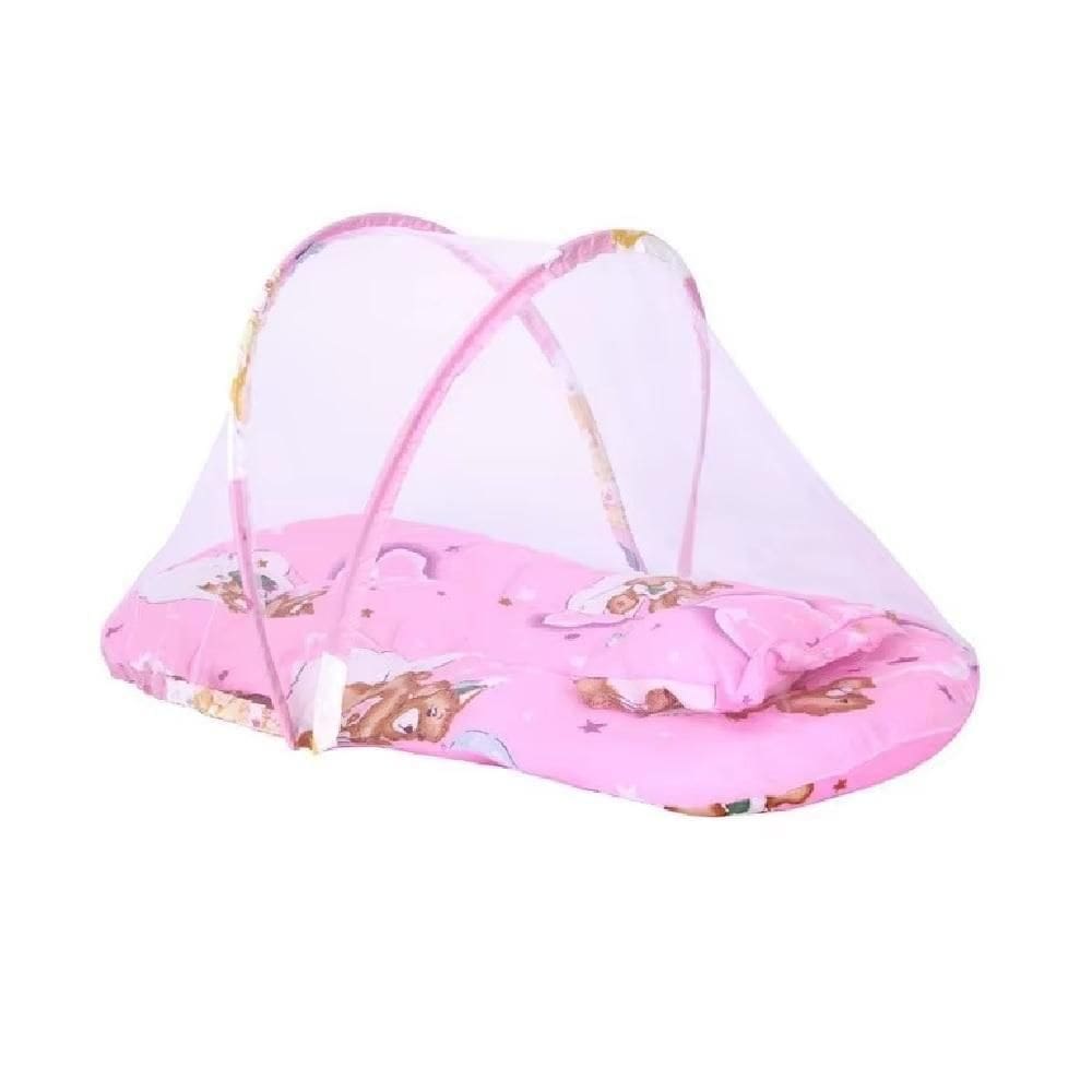 Berco Mosquiteiro Barraca Mini Cama Colchonete Bebe Tenda Portatil Colchao Dobravel Ninho Infantil