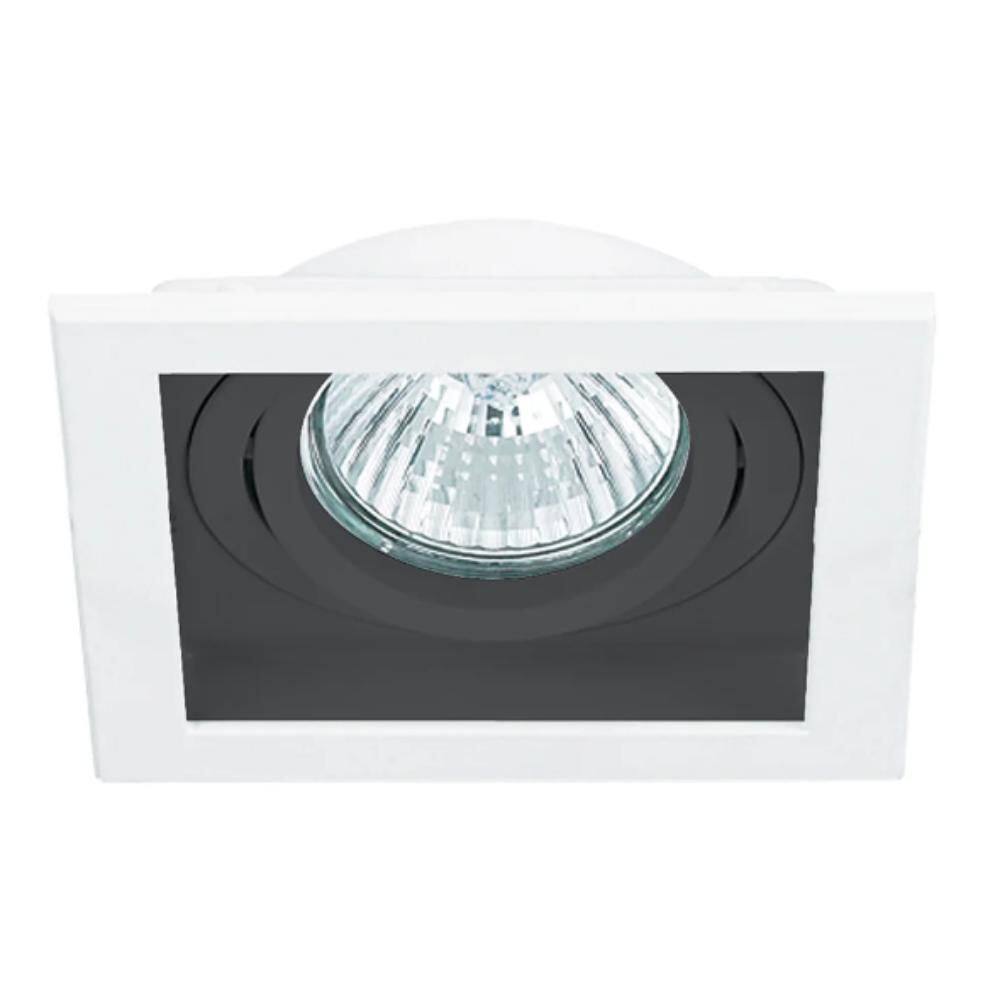 Spot Embutir Quadrado Bella Conecta Par 30 1Xe27 Br/Pt