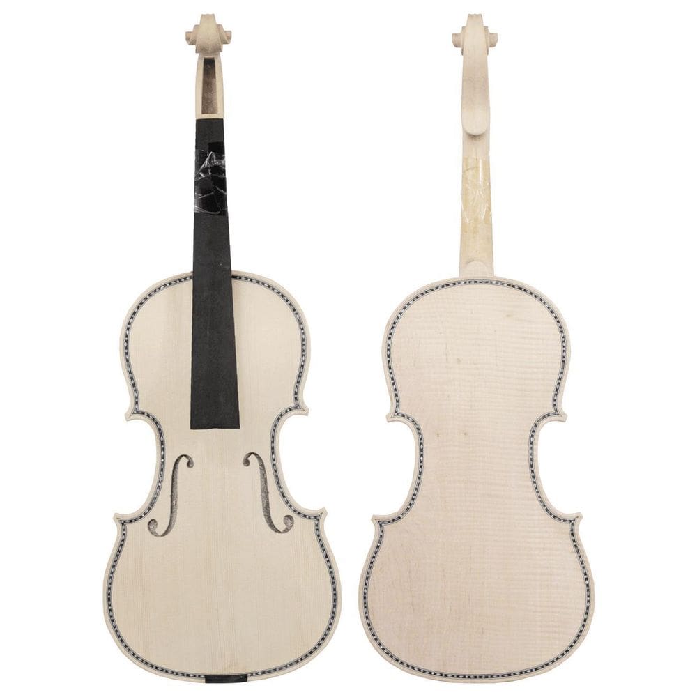 Violino Orquezz Inacabado Strad Hellier 4/4 Fundo Inteiro