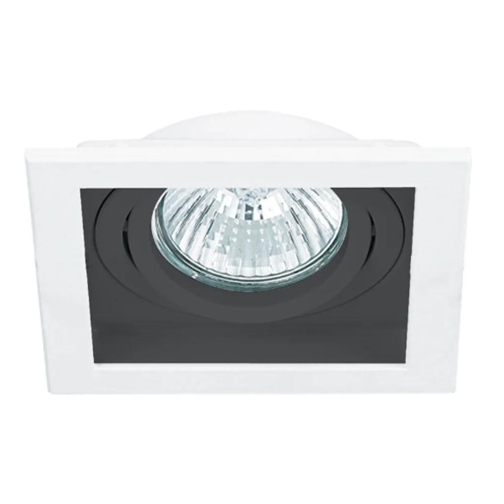 Spot Embutir Quadrado Bella Conecta Par 30 1Xe27 Br/Pt