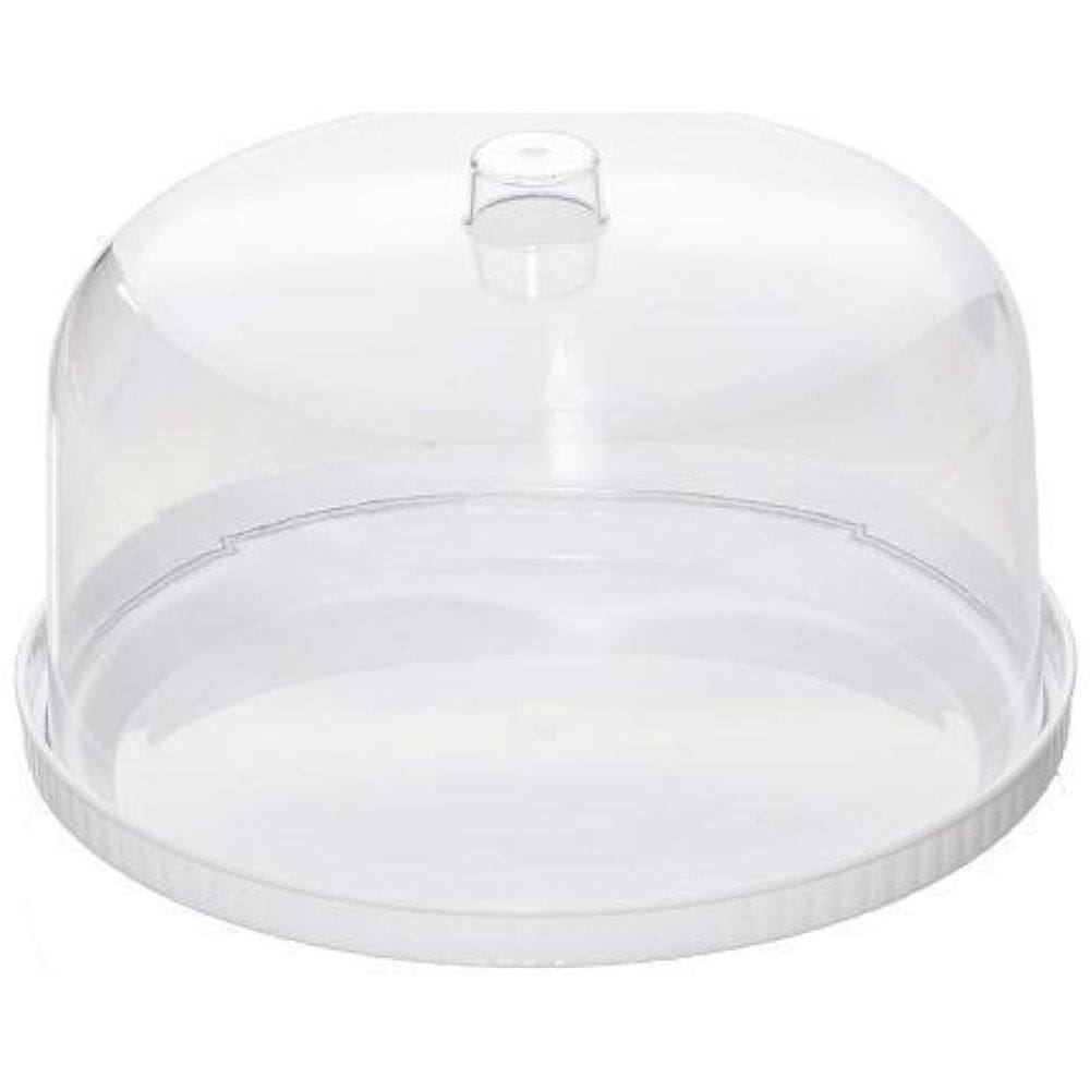 Boleira Redonda Serve Tudo 28cm Concept Branco