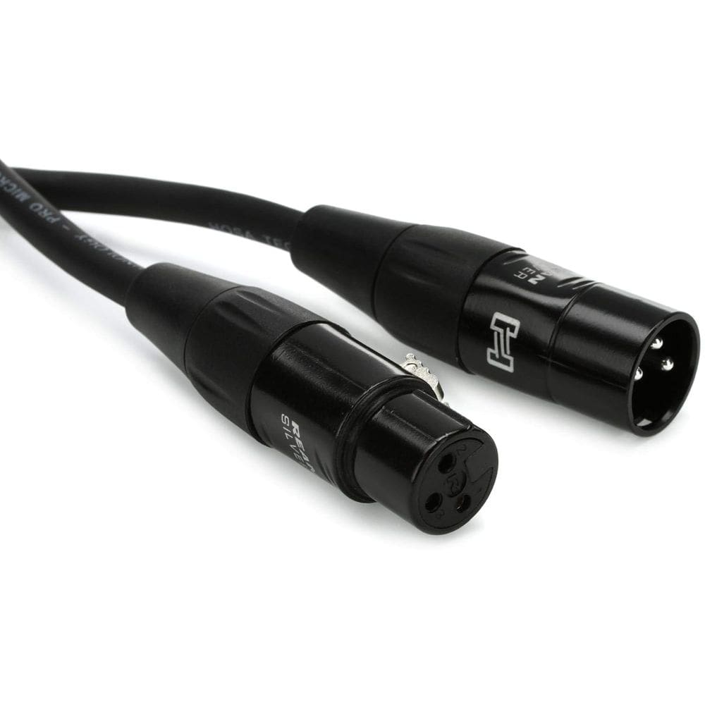 Cabo de microfone HOSA HMIC-005 REAN XLR3F para XLR3M 1,5 m