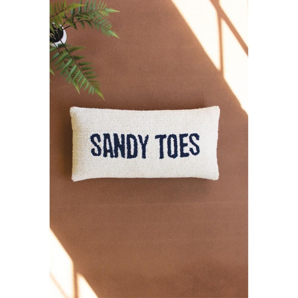 Almofada KALALOU Sandy Toes em gancho à mão