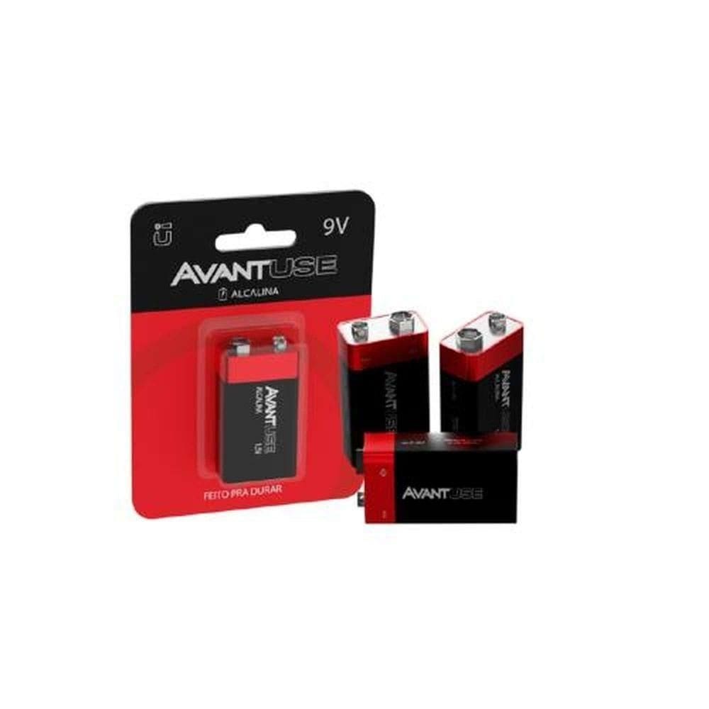 Bateria Alcalina 9v Avant Para Uso Geral - Armazenamento 10 Anos