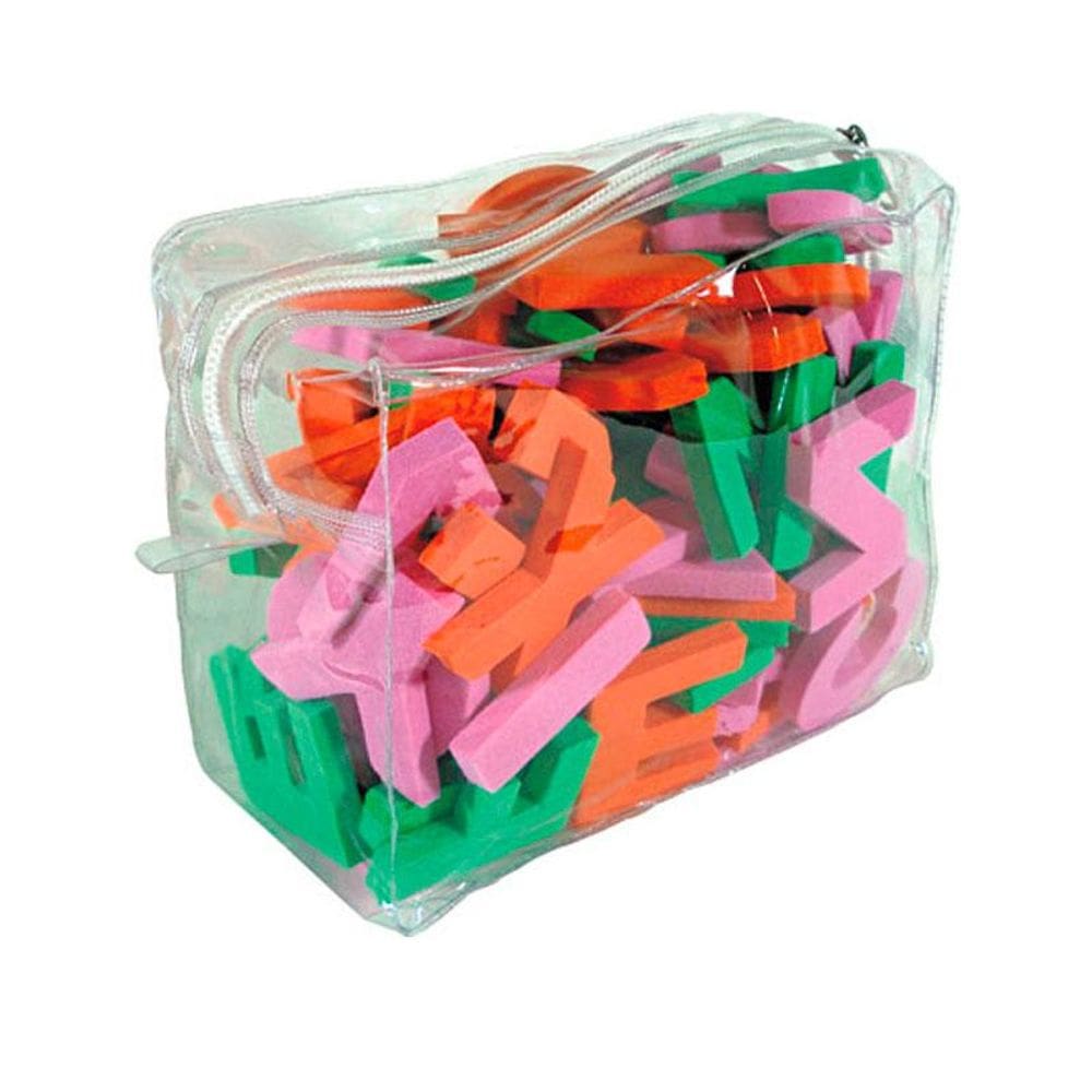 Bolsa de letras 3 alfabetos maiúsc 78 pçs EVA Seller