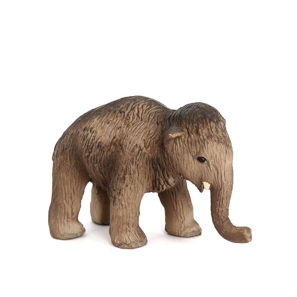 Estatueta Woolly Mammoth Baby, animal pré-histórico realista