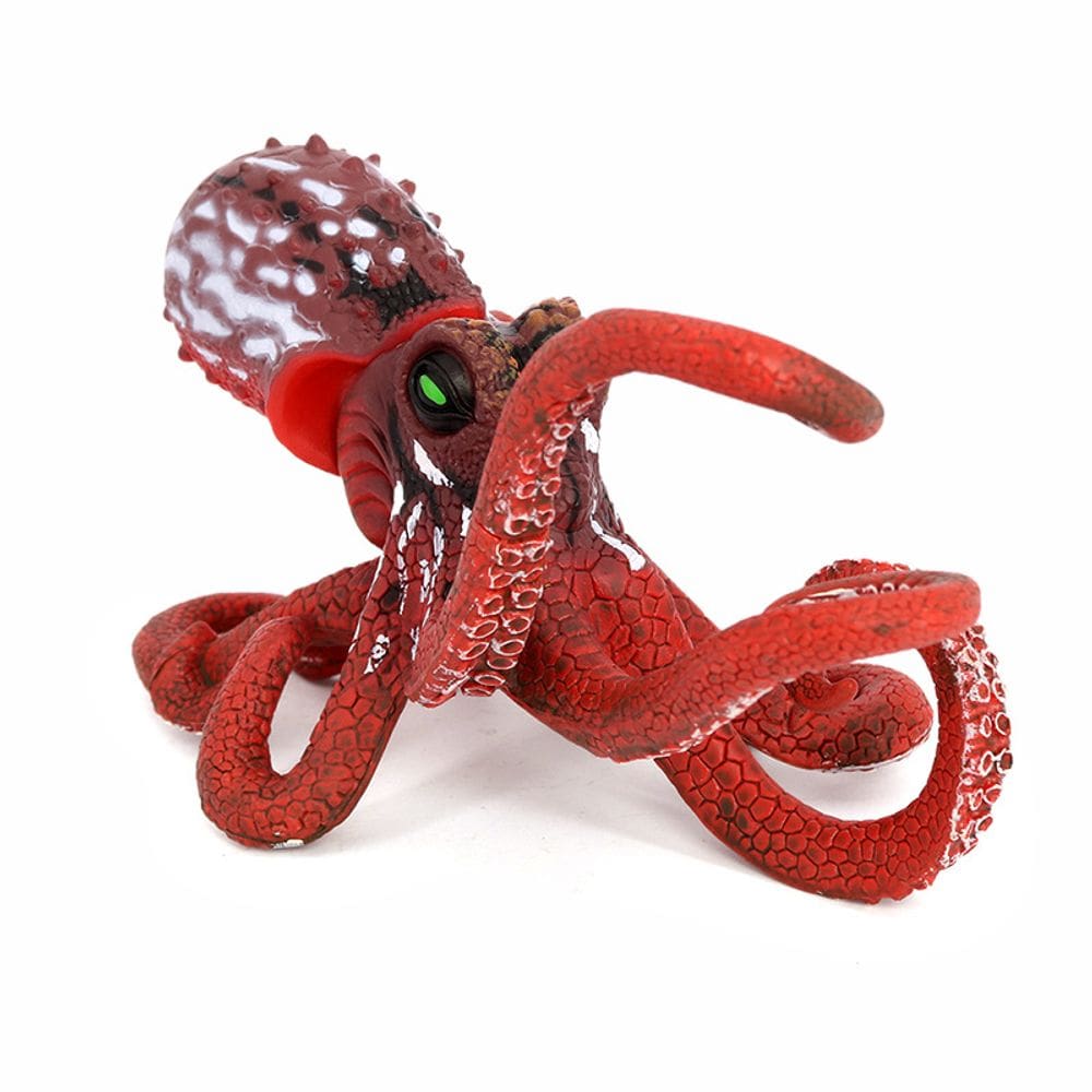 Figura realista de polvo gigante em PVC, modelo de criatura marinha de 20 cm
