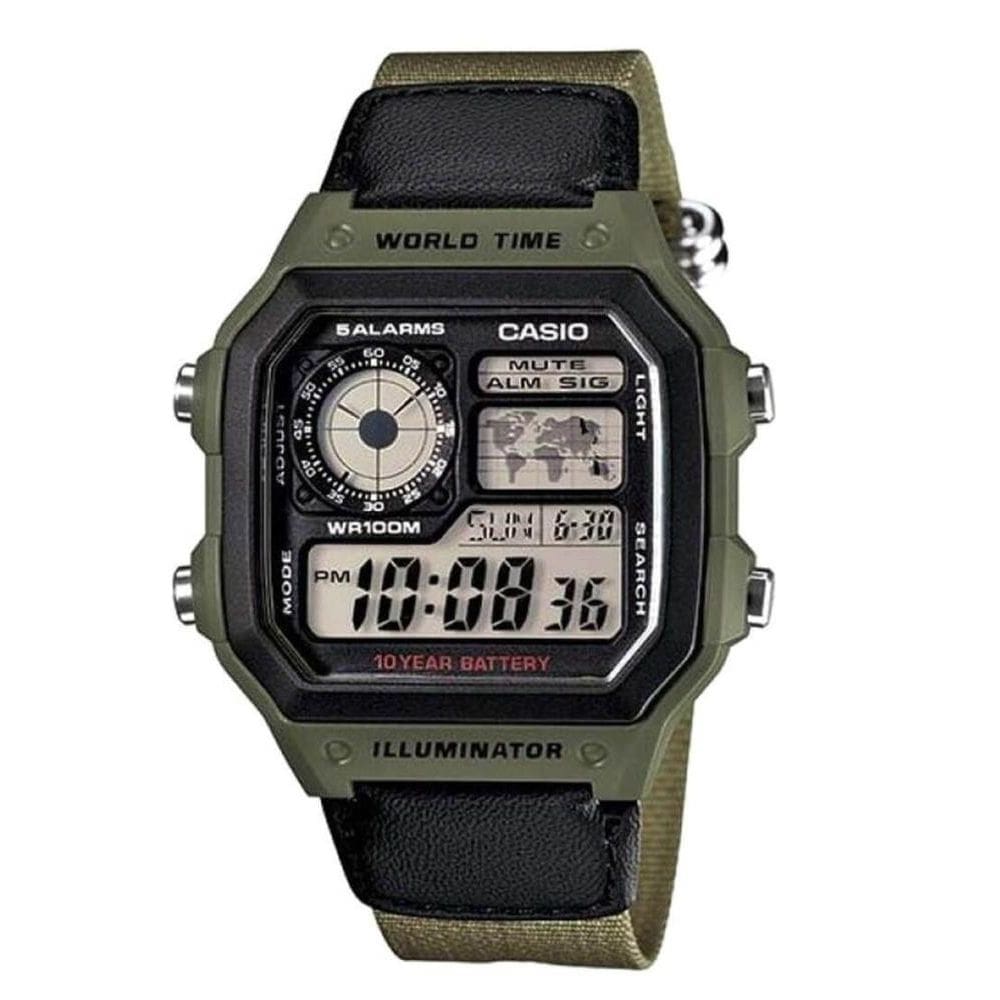 Relógio Casio Masculino Standard AE-1200WHB-3BVDF