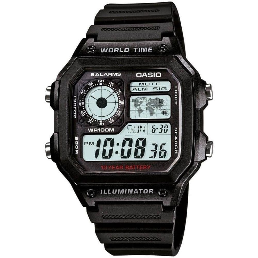 Relógio Casio Masculino Standard AE-1200WH-1AVDF