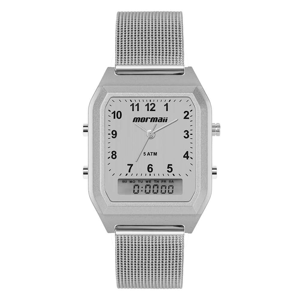 Relógio Mormaii Feminino Vintage Prata MOPC21JALF/7C