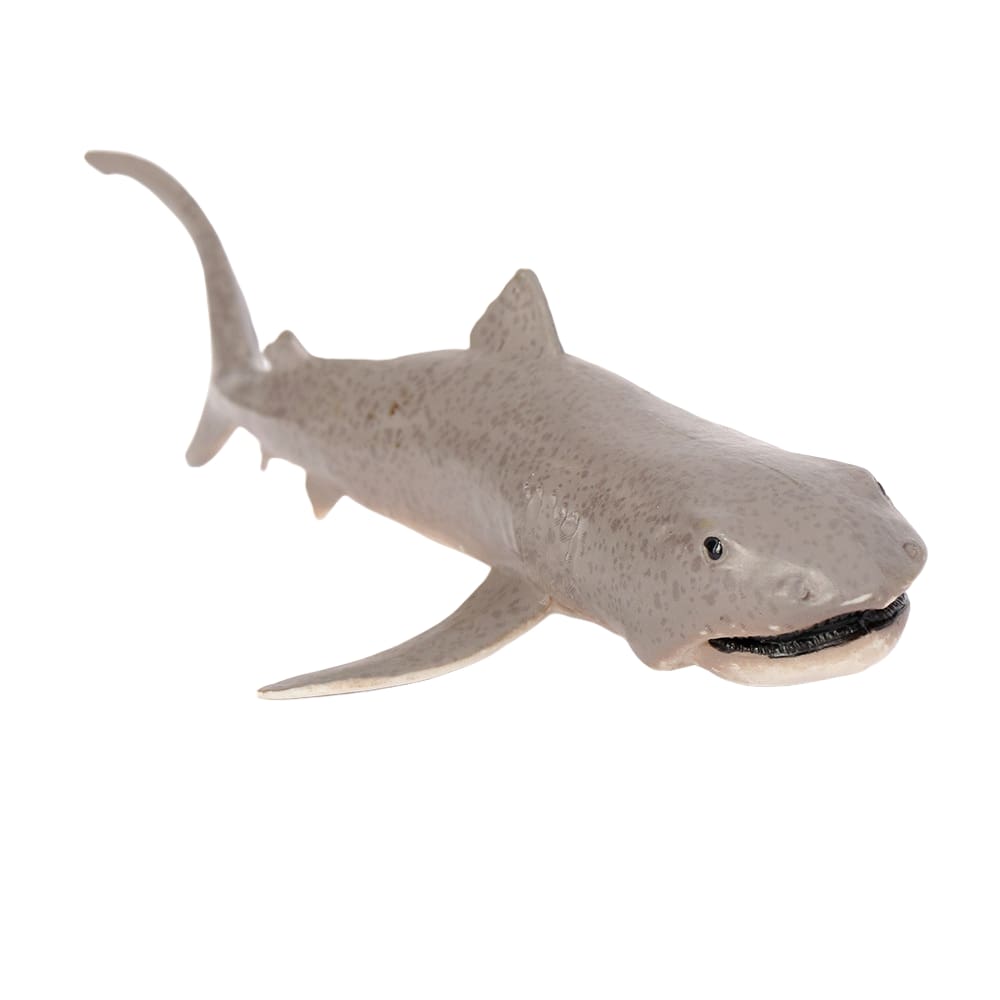 Conjunto realista de figuras de tubarão, grandes criaturas oceânicas, em PVC, para crianças