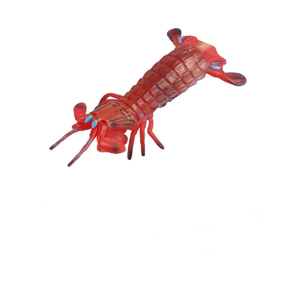 Estatueta de camarão realista, modelo Mini Ocean Animal, 12,5 cm, PVC