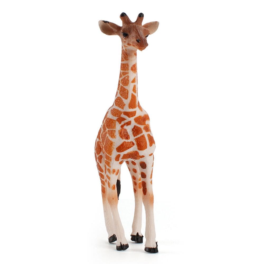Estatueta realista de girafa, PVC, modelo de animal selvagem africano