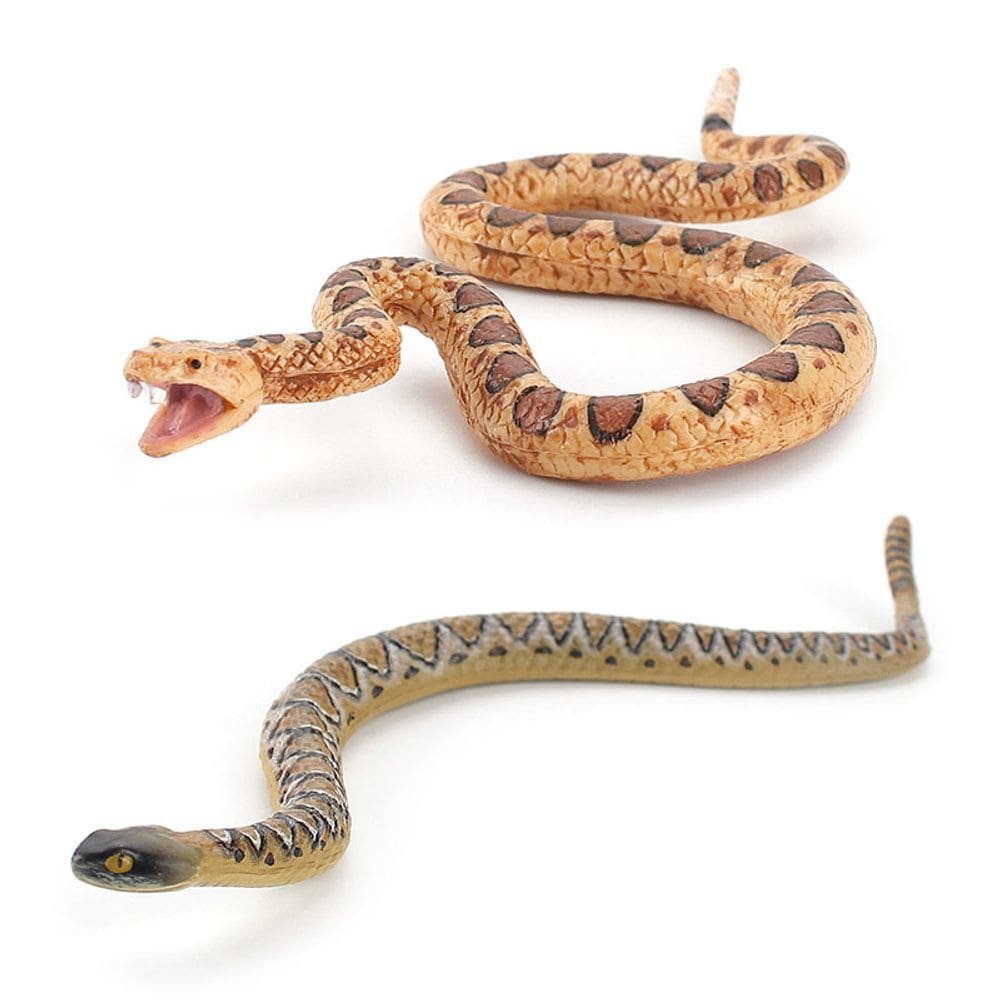 Conjunto de bonecos de brinquedo realista Snake Desert Viper and Forest