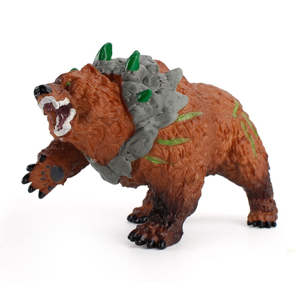 Estatueta Ancient Wild Cave Bear pintada à mão em PVC Roaring B