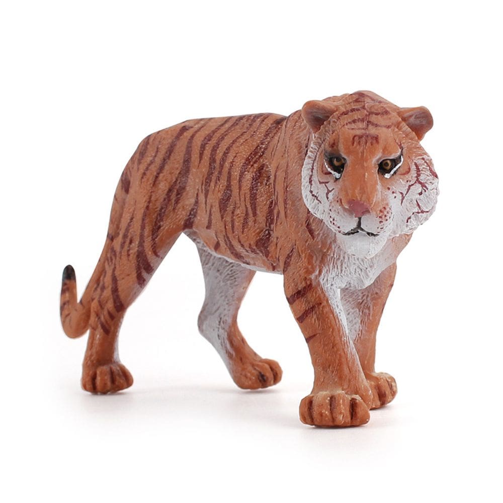 Estatueta realista de PVC Tiger, modelo masculino de 14 cm para crianças a partir de 3 anos