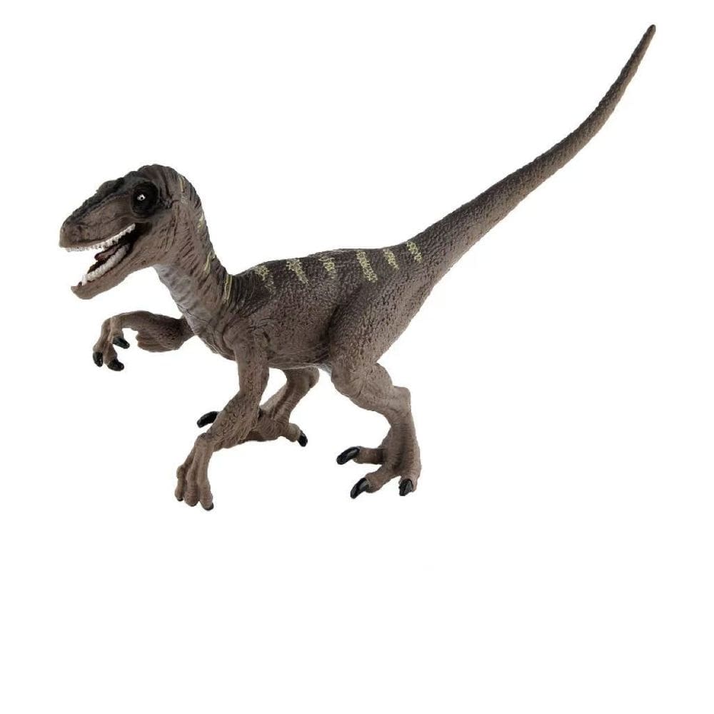 Estatueta de dinossauro, modelo realista de brinquedo de PVC Velociraptor, 17 cm