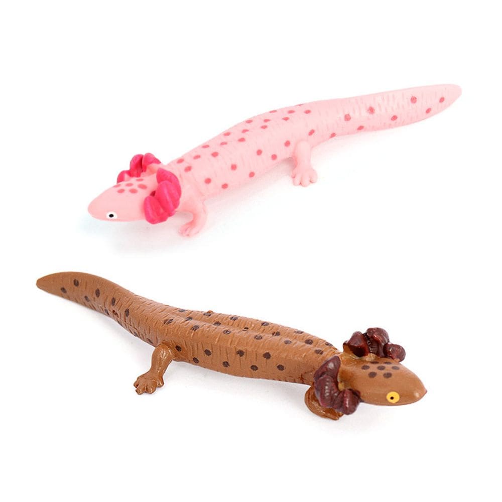 Conjunto de bonecos realista Salamander Mexican Axolotl Hexapod Kids