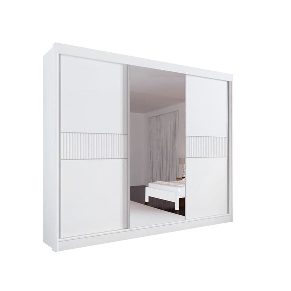 Guarda Roupa Casal Esp 3 Portas 6 Gav Los Angeles Rip D`Doro