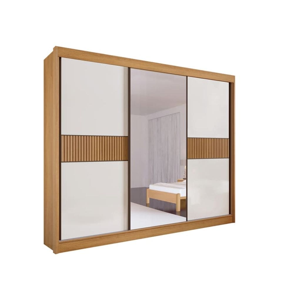 Guarda Roupa Casal Esp 3 Portas 6 Gav Los Angeles Rip D`Doro