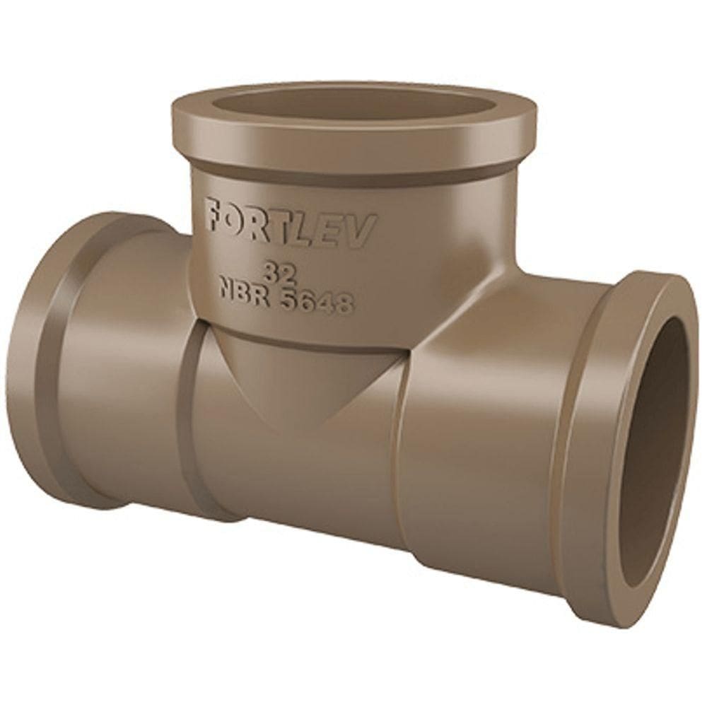 Tê 90 Soldavel 50mm - 10250501 - Fortlev Te 90 Soldavel 50mm