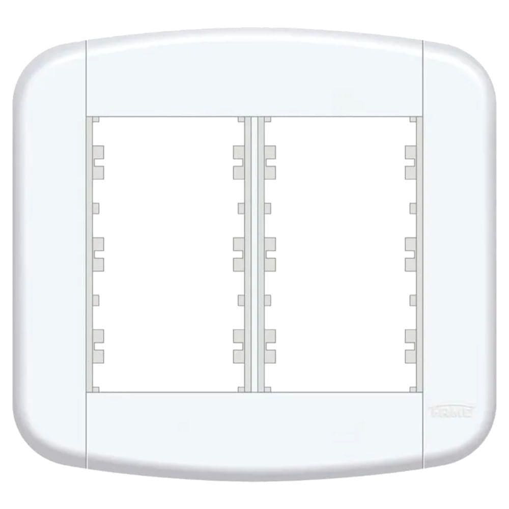 Placa 4x4”” - 6 Módulos Blanc Mais - 11439440 - Fame Placa 4x4 6 Modulos Blanc+ - 11439440 - Fame