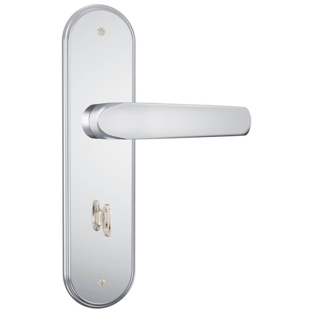 Fechadura Genoa 1620-09 Espelho Largo Em Inox Para Banheiro - 33598 - Stam