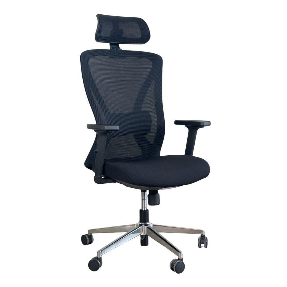 Cadeira De Escritório Presidente Ergonômica Oficial Corporativa Work Apoio Nuca