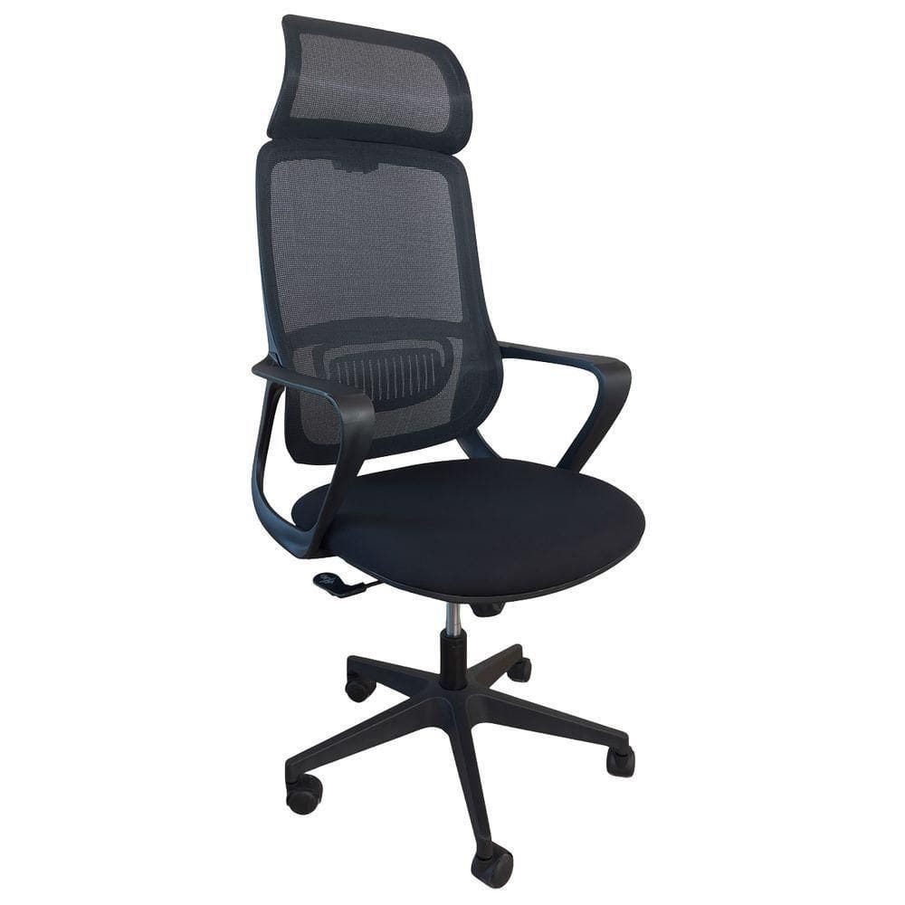 Cadeira De Escritório Presidente Ergonômica Oficial Corporativa Vinci Apoio Nuca