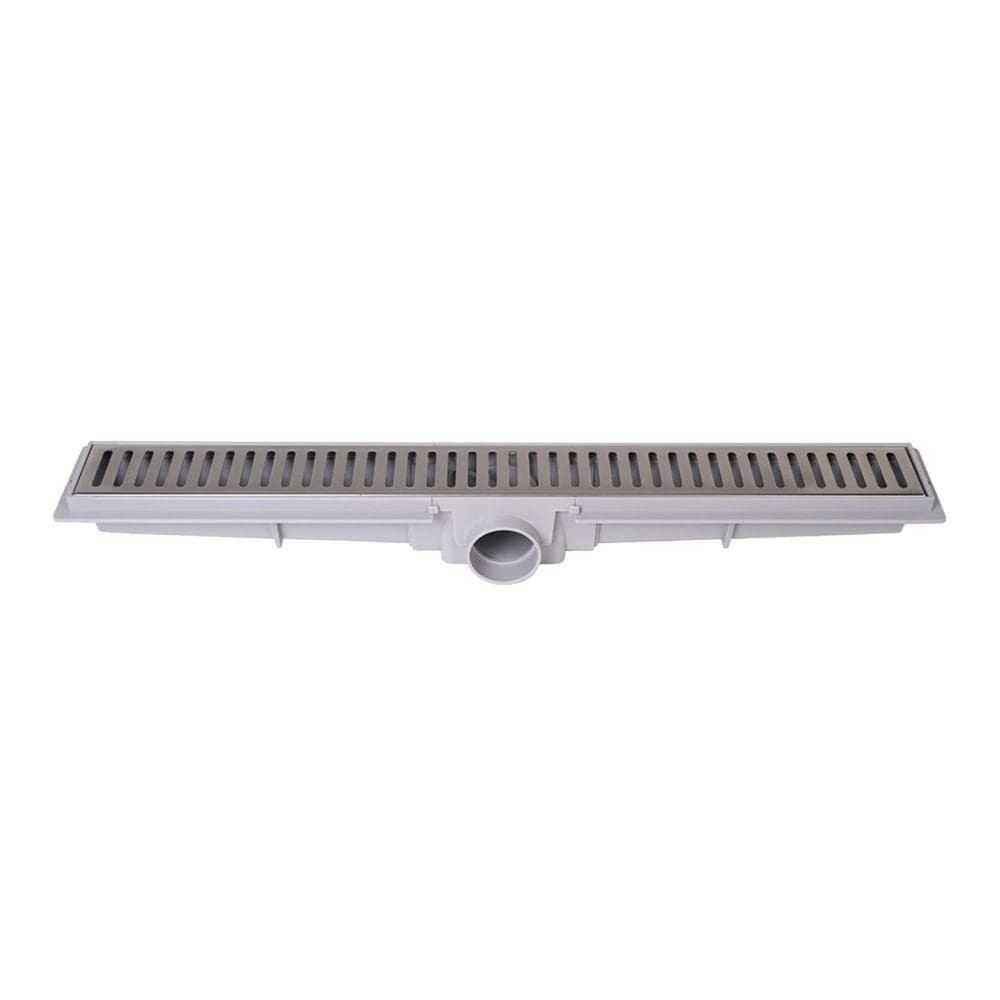 Ralo Linear 5x100cm Com Grelha Inox - 1444 - Estrela