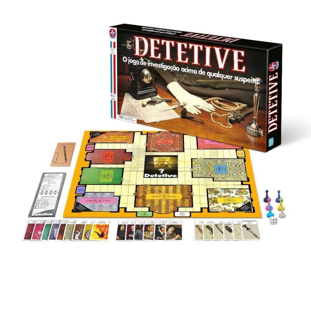 Jogo Detetive Retrô - Brinquedos Estrela