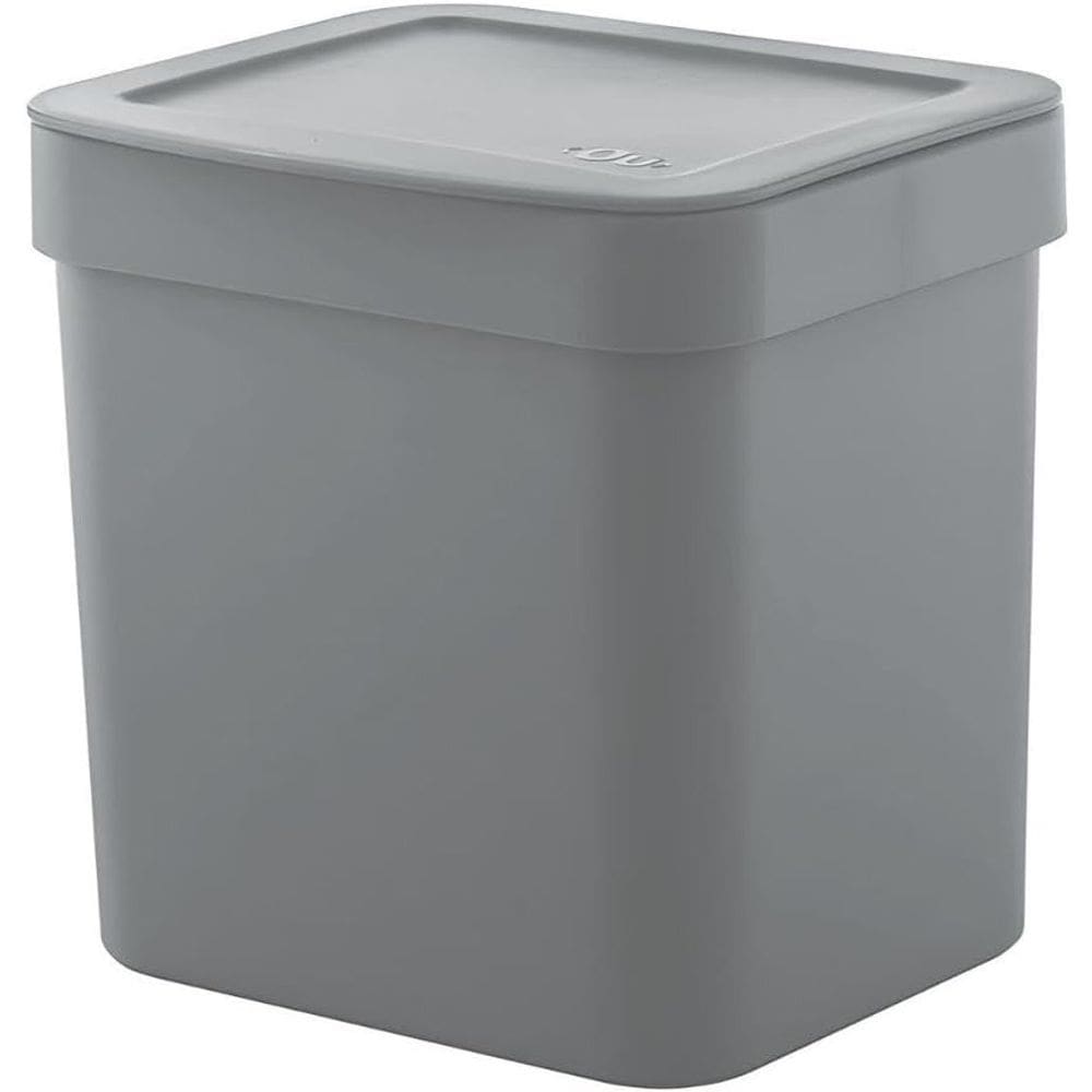 Lixeira para pia da cozinha Ou 2,5L Linha Trium Cinza