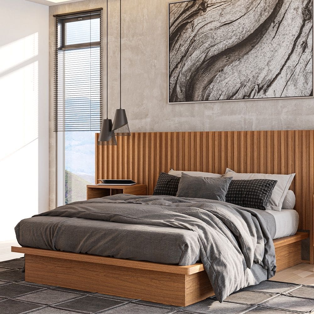 Base de Cama King TW29 Freijó Dalla Costa