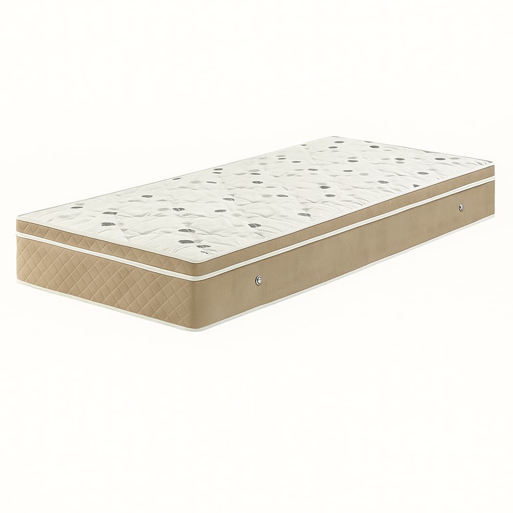 Colchão Molas Bonnel 88x188x20 - Lateral Bege PREMIUM