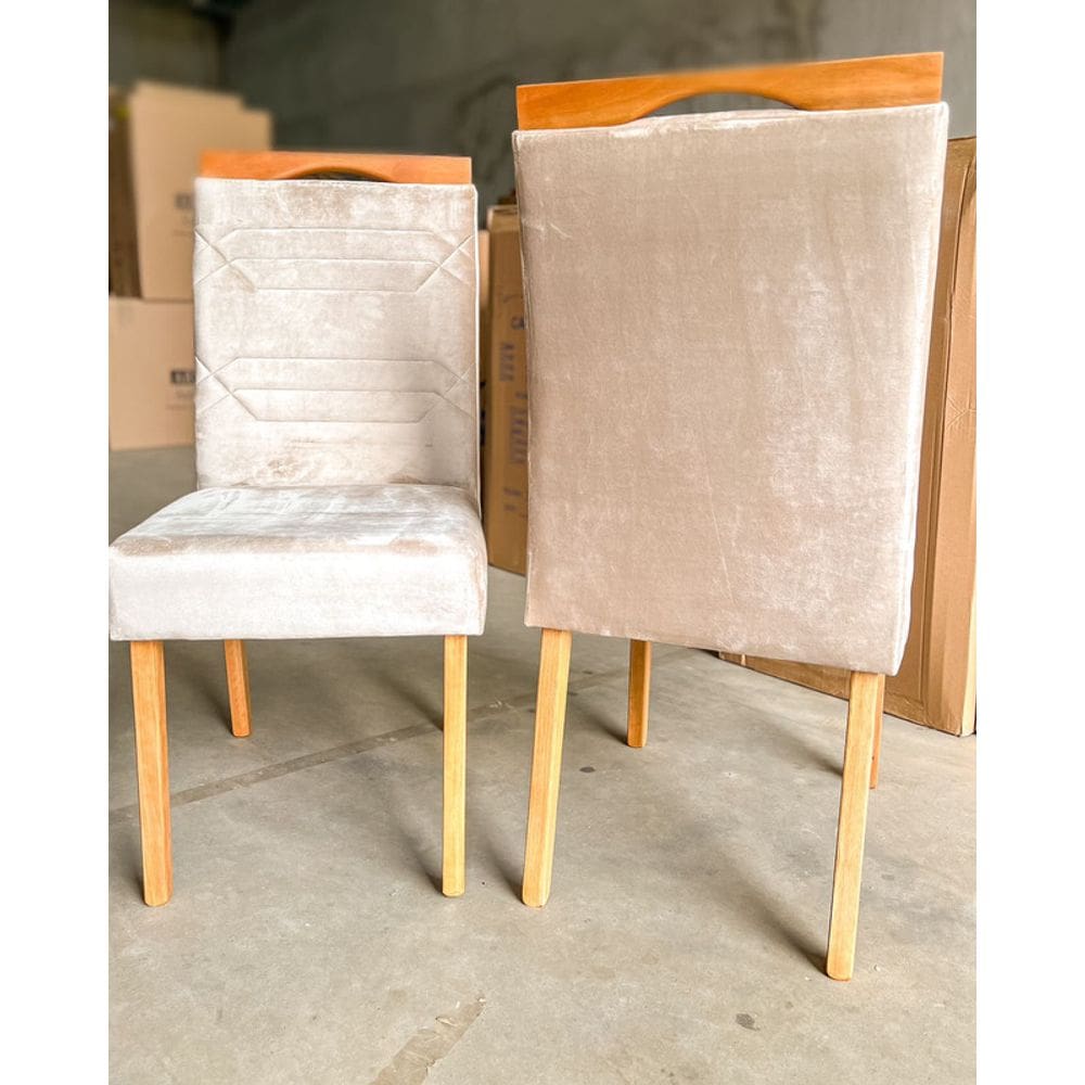 Cadeiras Mesa de Jantar com Pegador - Ciber - Requinte Salas