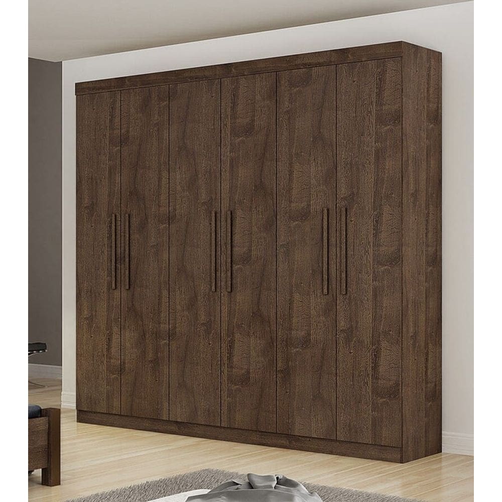 Guarda Roupa Casal 6 Portas 4 Gavetas - Belém-Canion - Star