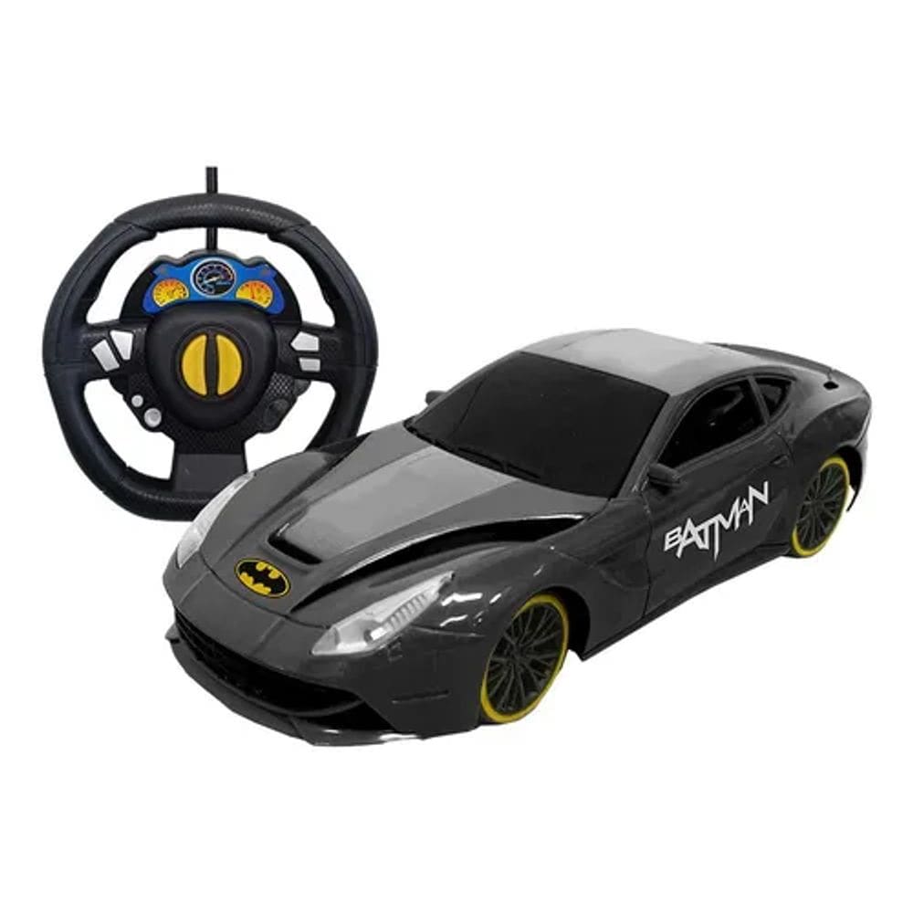 Carrinho De Controle Remoto Batman Autoracing Candide 90003