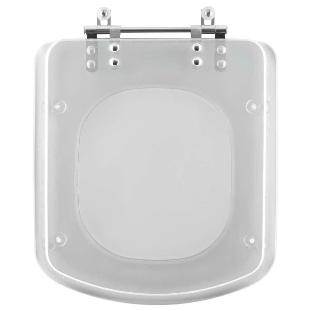 Tampa de Vaso Acrilico Transparente Misti para bacia Icasa 6lpf