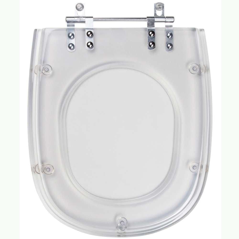 Tampa de Vaso Acrilico Transparente Optima para bacia Sensea 6lpf