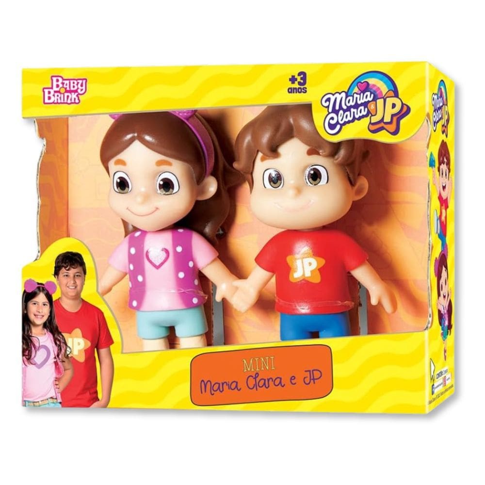 Kit Mini Bonecos Maria Clara E Jp - Novabrink