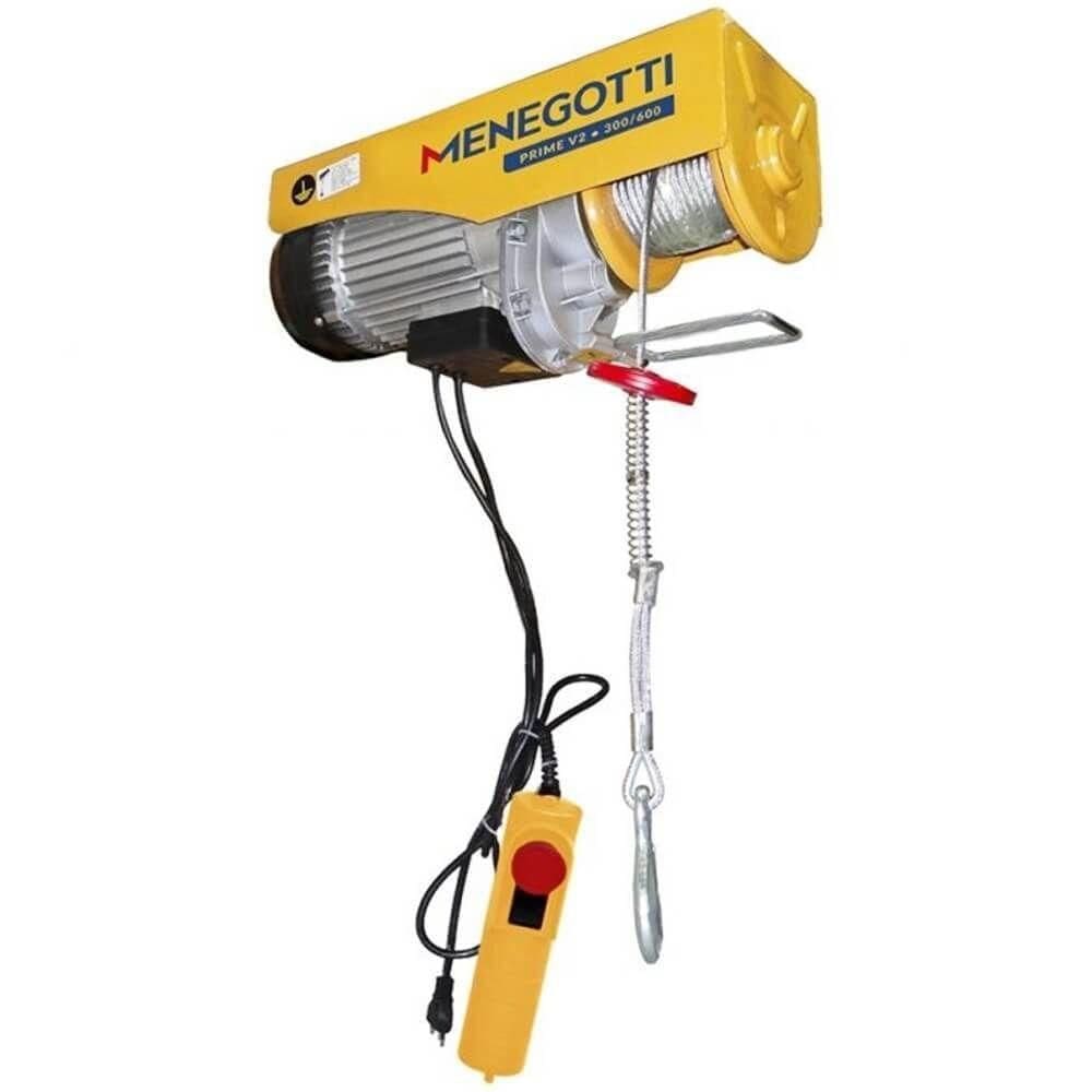 Guincho De Coluna Elétrico Prime V2 300-600 Kilos Monofásico 220 Volts - 40230612 - Menegotti