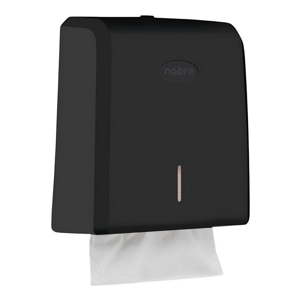 Dispenser Prático Para Papel Toalha 1-3 Dobra - Preto New Classic - Alta Durabilidade