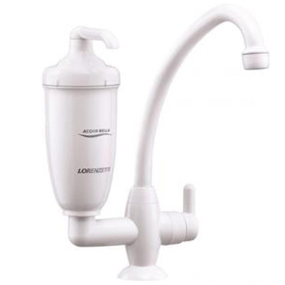 Filtro Com Torneira Acquabella Para Mesa Branco - 7411817 - Lorenzetti Filtro C-torneira Acquabella Mesa Branco