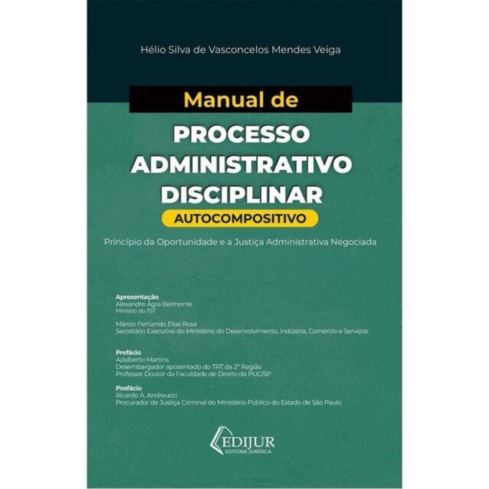 Manual De Processo Administrativo Disciplinar Autocompositivo - 2025