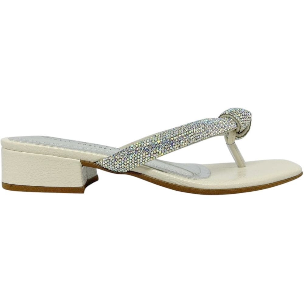 Tamanco Dedo Feminino Dia a Dia Passeio Trabalho com Strass Salto Baixo Ultra Conforto Ramarim 2548204