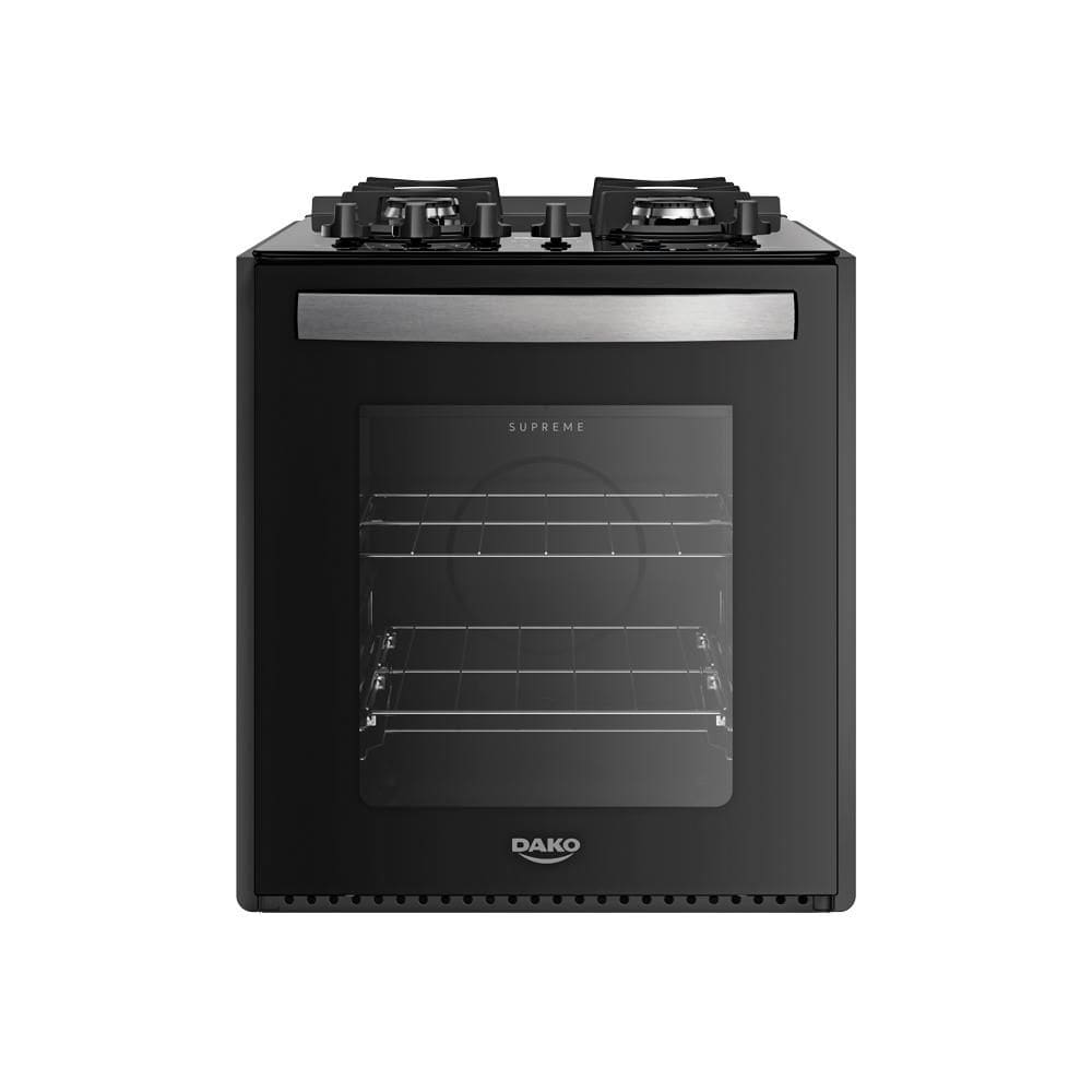 Fogão 4 Bocas de Embutir Dako Supreme Mesa de Vidro Bivolt